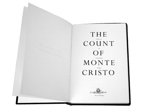 The Count of Monte Cristo title page